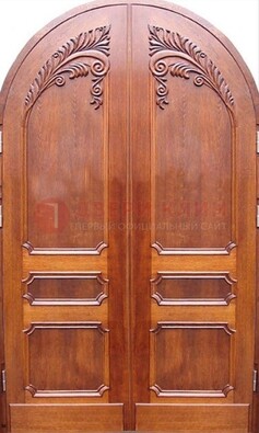 Металлическая арочная дверь ДА-9 в салон красоты в Дмитрове