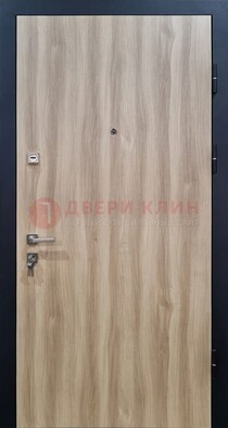 Светлая металлическая дверь с МДФ ДМ-340 в Егорьевске