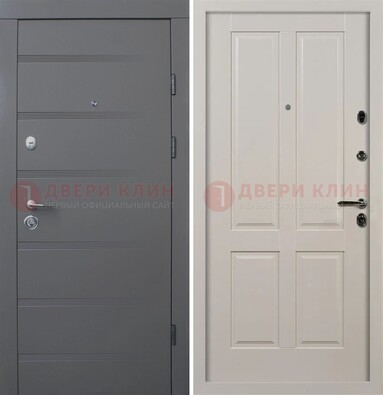 Квартирная железная дверь с МДФ панелями ДМ-423 Кириши