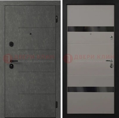 Металлическая дверь с разными МДФ панелями в квартиру ДМ-500 во Владимире