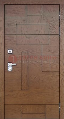Современная стальная дверь с МДФ панелью ДМ-519 в Видном