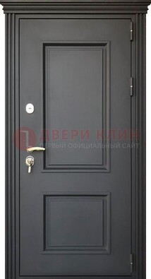 Чёрная дверь с МДФ ДМ-520 в Егорьевске