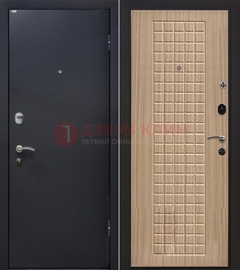 Черная металлическая дверь с порошковым покрытием ДП-157 в Егорьевске