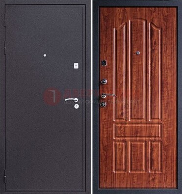 Темная стальная дверь с порошковым напылением ДП-188 в Егорьевске