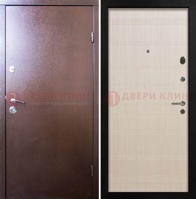 Входная дверь с порошковым покрытием и терморазрывом МДФ ДП-210 в Егорьевске