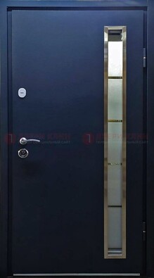 Металлическая дверь с порошковым покрытием и МДФ Белый дуб ДП-219 в Егорьевске