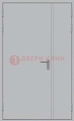 Белая противопожарная двупольная дверь ДПМ-02/30 в Саранске