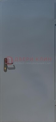 Серая противопожарная дверь ДПП-18 в Егорьевске
