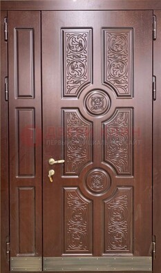 Парадная металлическая дверь с узором ДПР-74 в Выборге