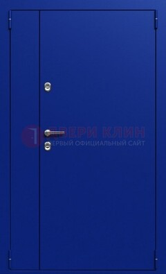 Синяя тамбурная дверь ДТМ-23 в Кингисеппе