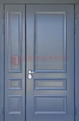 Темно-серая железная дверь с виноритом ДВТ-242 в Егорьевске
