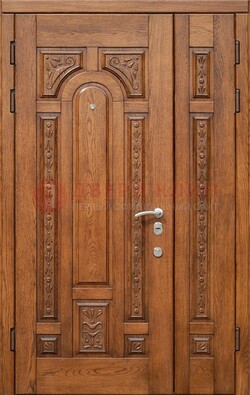 Полуторная железная дверь винорит для дома ДВТ-252 в Егорьевске