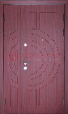 Красная железная дверь с виноритом ДВТ-3 в Егорьевске